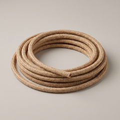 Cable Redondo Yute — cable textil natural por metro