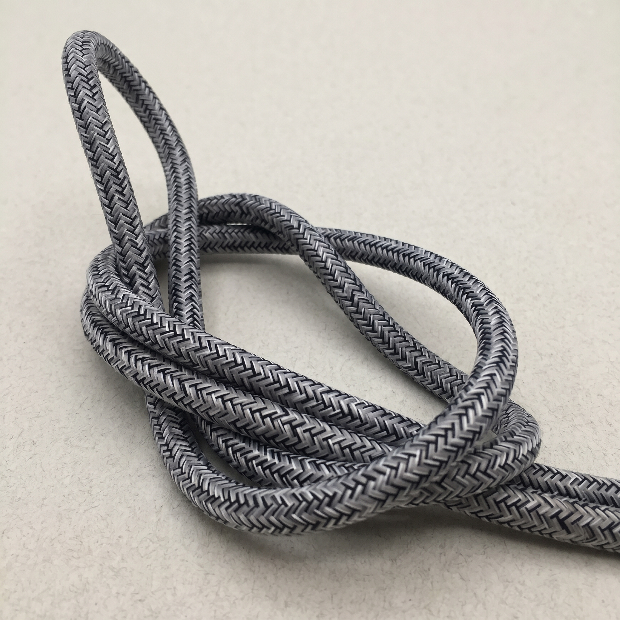 Cable Redondo Jaspeado — cable textil por metro