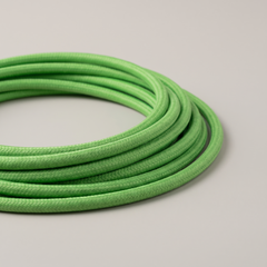 Cable Redondo Verde — cable textil por metro