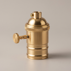 Sockets Cobre Dorado — socket vintage E27