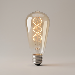 Foco Led Gota Ondulado Sin entintar